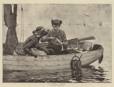Una Lección de Pesca de Alfred Guillou